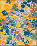Colorful abstract artwork of Oregan floral patterns by Pollen rice (@BostonPollen)