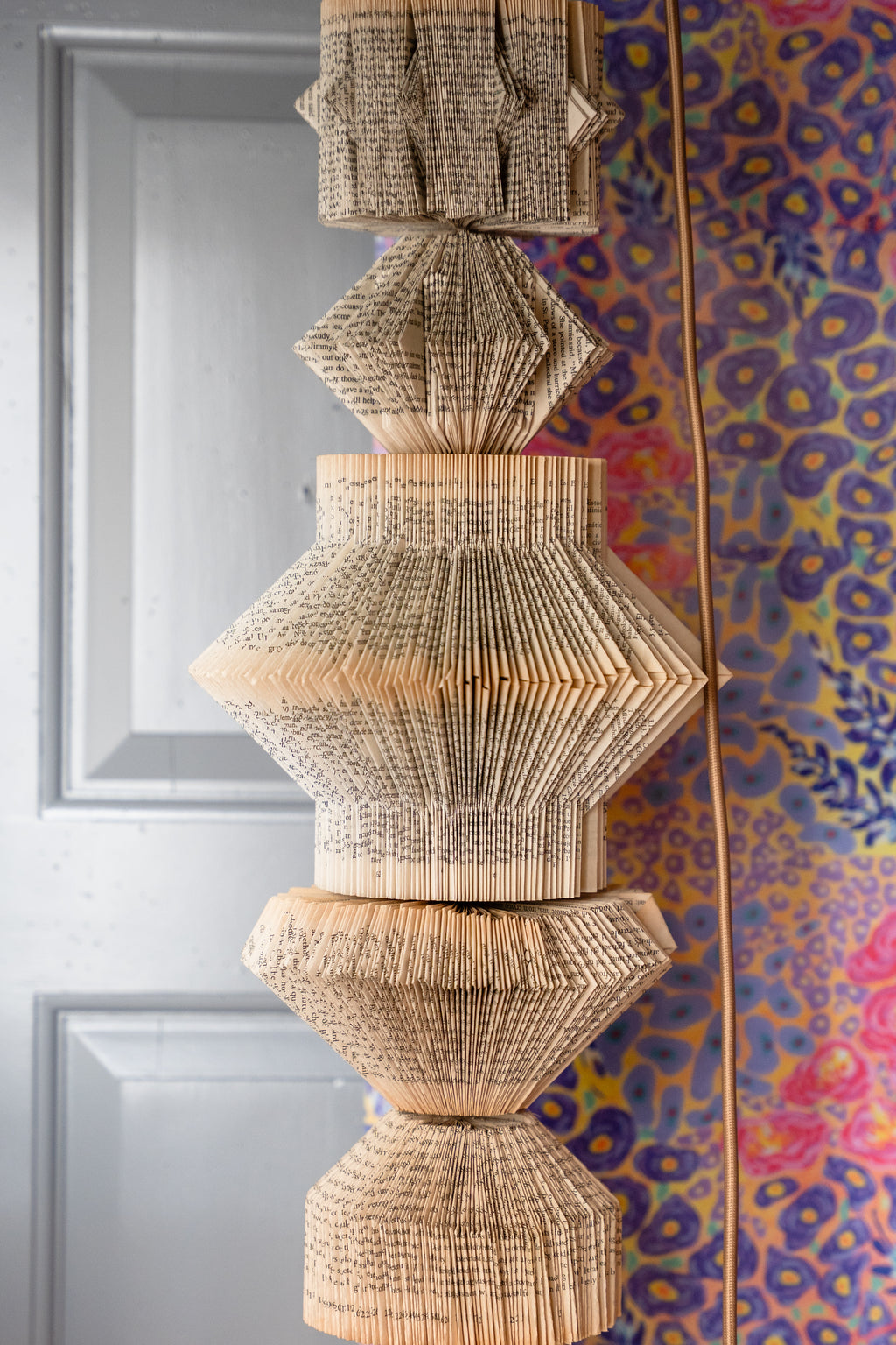 "I Live in Abundance" hand crafted pendant light by Pollen Price (@BostonPollen), photographed by Brayan Mesa.