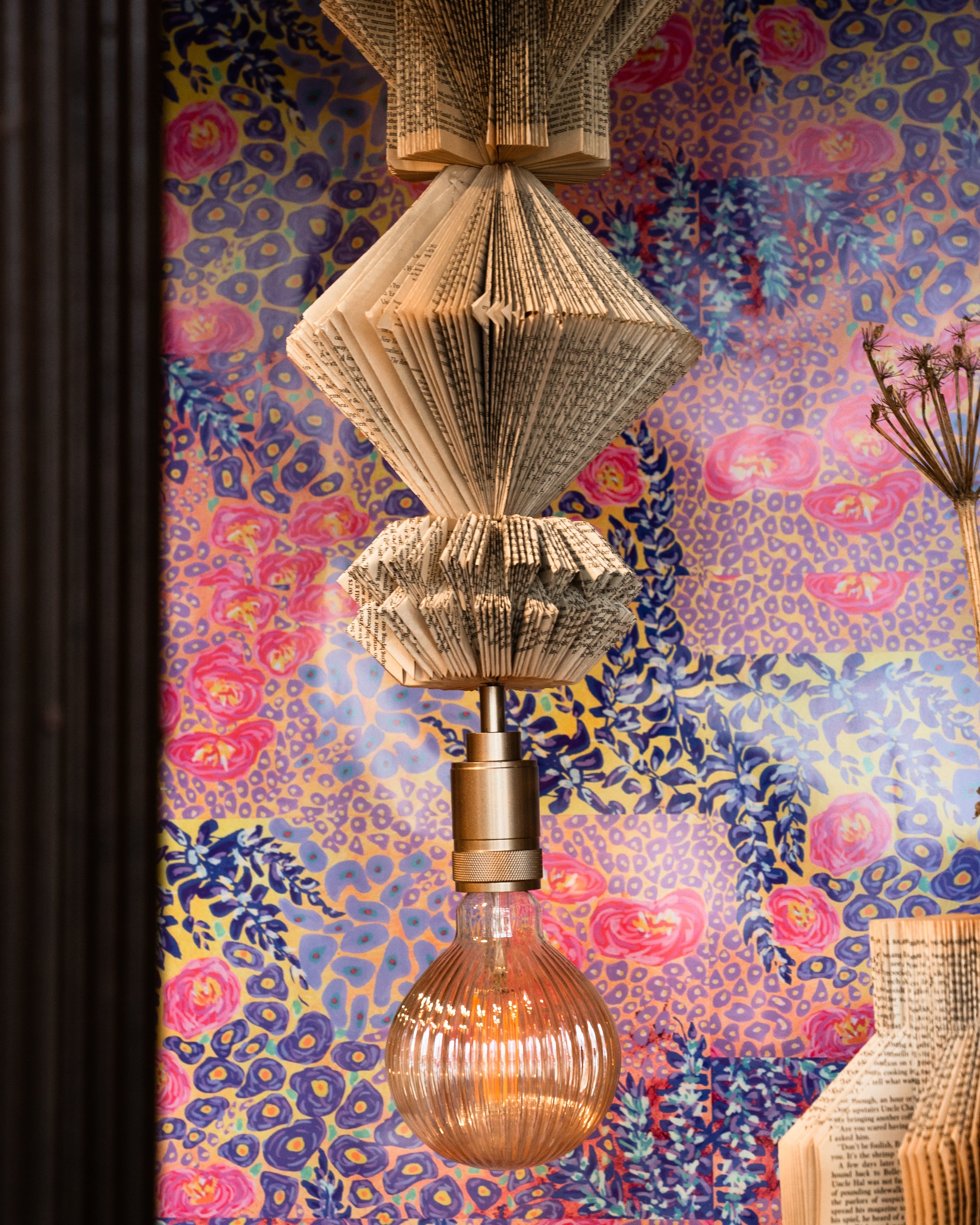 "I Live in Allignment" hand crafted pendant light by Pollen Price (@BostonPollen), photographed by Brayan Mesa.
