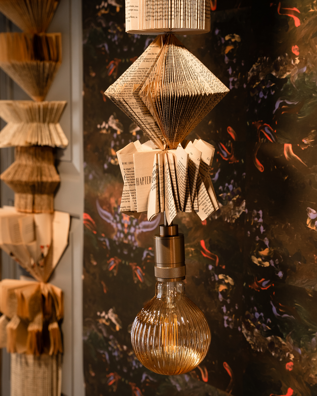 "I Live in Nature" hand crafted pendant light by Pollen Price (@BostonPollen), photographed by Brayan Mesa.