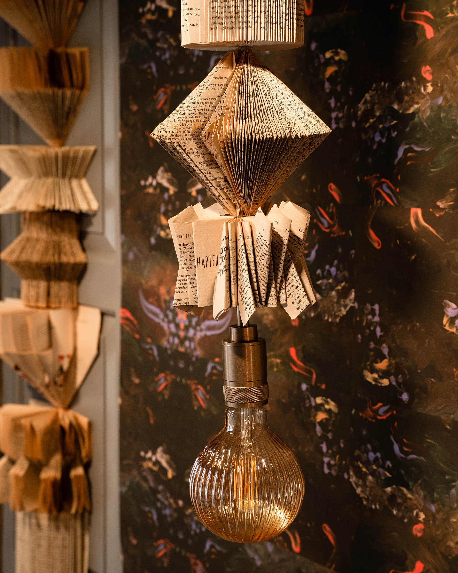 "I Live in Nature" hand crafted pendant light by Pollen Price (@BostonPollen), photographed by Brayan Mesa.