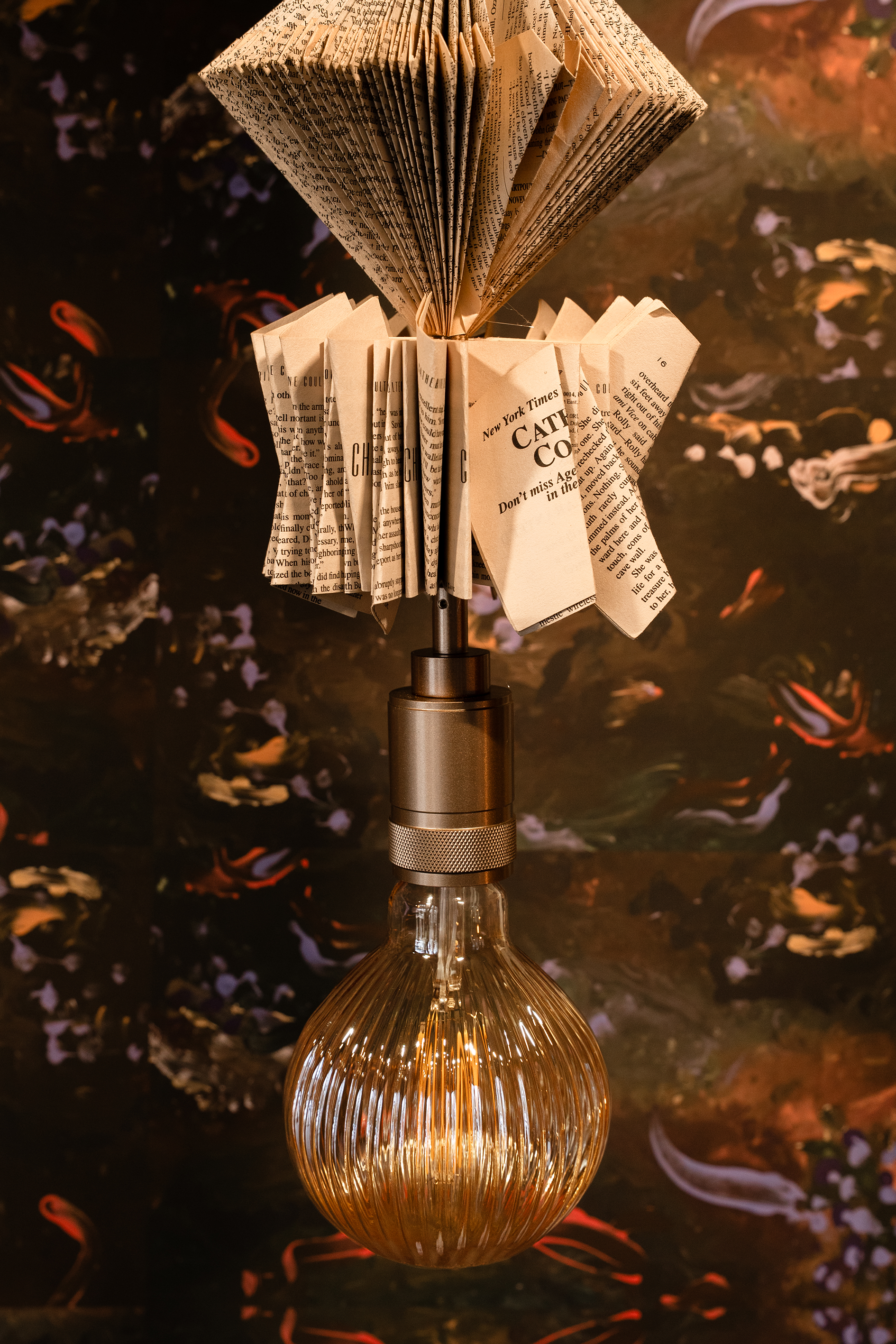 "I Live in Nature" hand crafted pendant light by Pollen Price (@BostonPollen), photographed by Brayan Mesa.