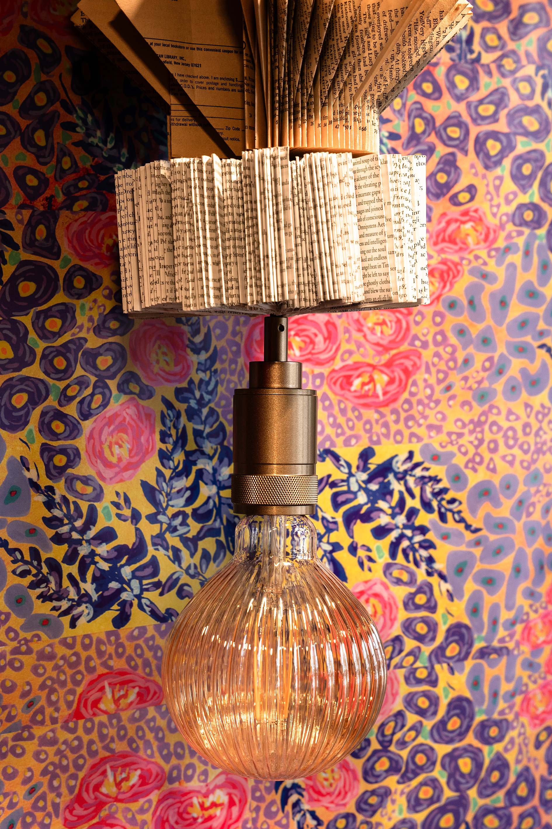 "I live in Harmony" hand crafted pendant light by Pollen Price (@BostonPollen), photographed by Brayan Mesa.
