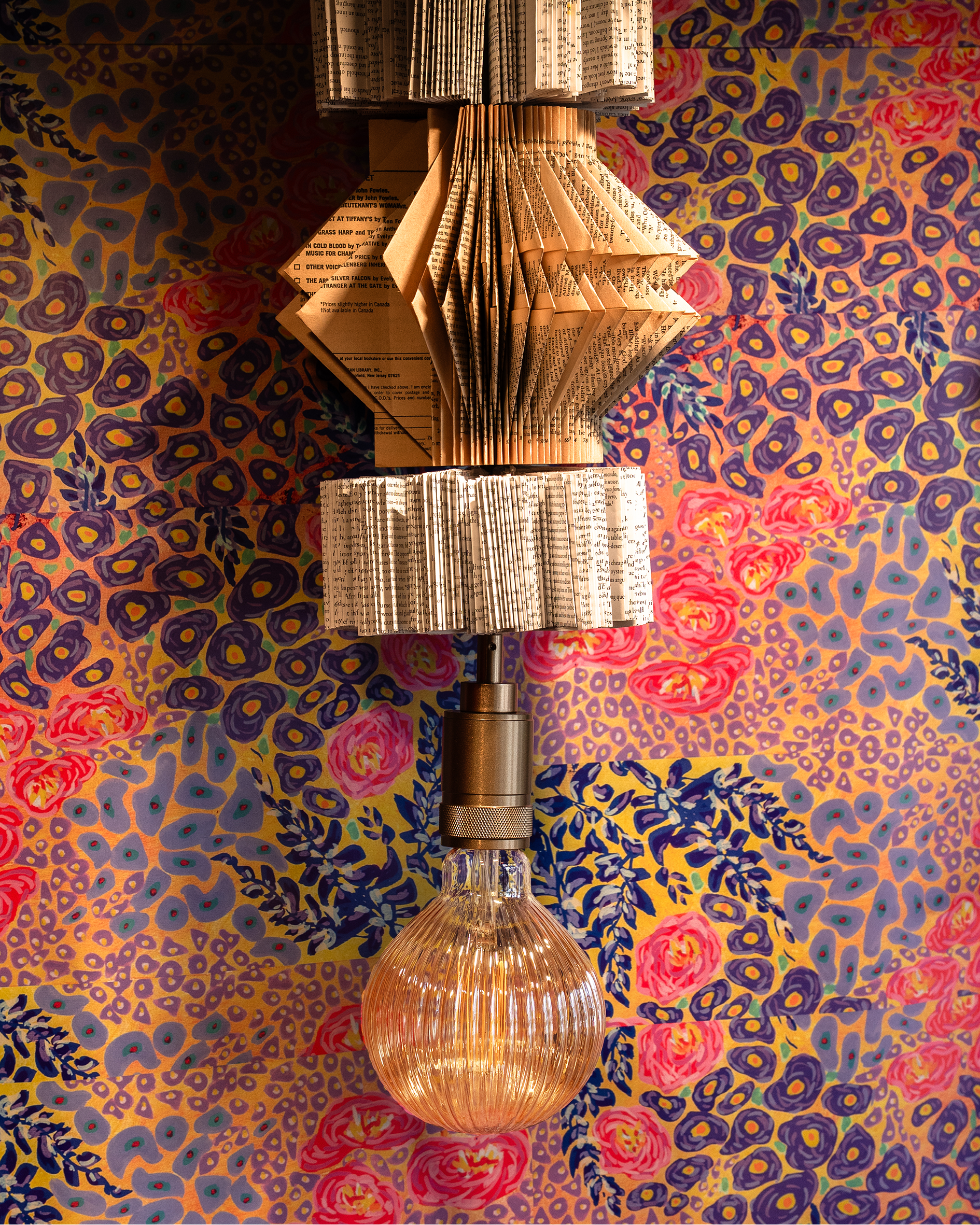 "I live in Harmony" hand crafted pendant light by Pollen Price (@BostonPollen), photographed by Brayan Mesa.
