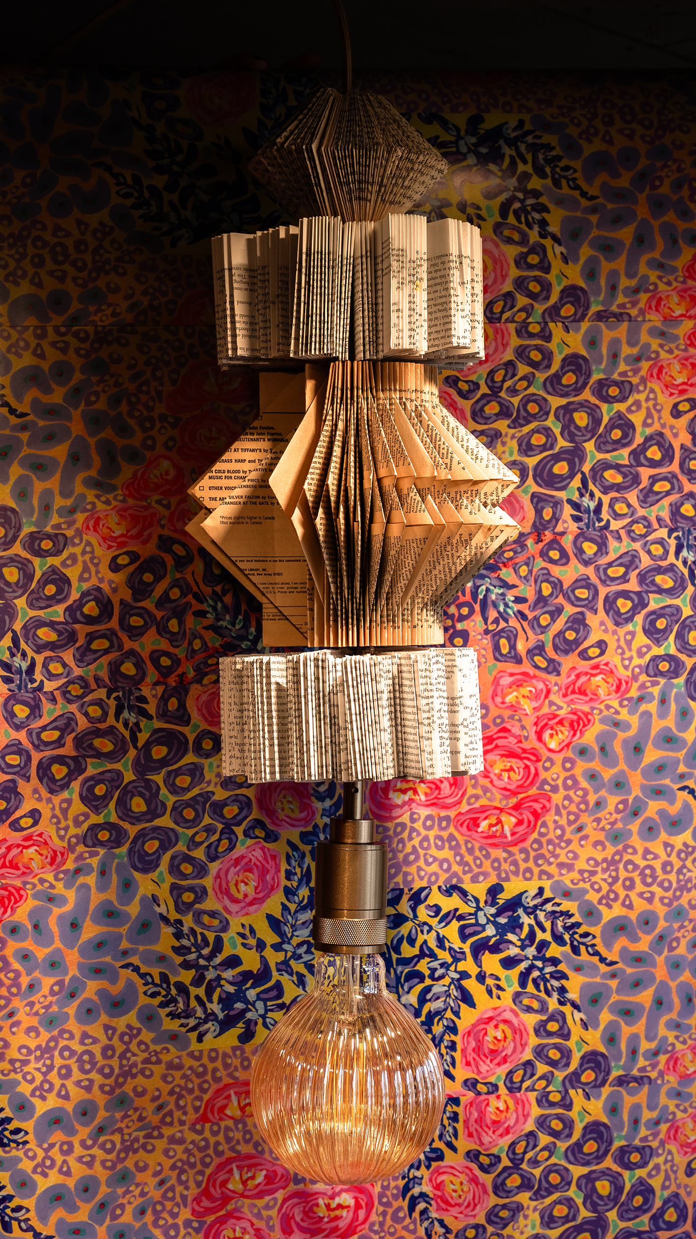 "I live in Harmony" hand crafted pendant light by Pollen Price (@BostonPollen), photographed by Brayan Mesa.
